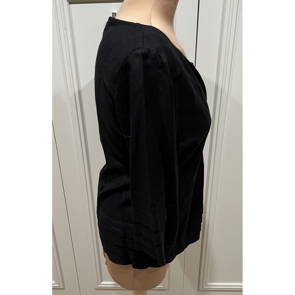 Antik Batik Women's‎ Black Esther Blouse Size Small Minimalist Quiet Luxury - Picture 3 of 11